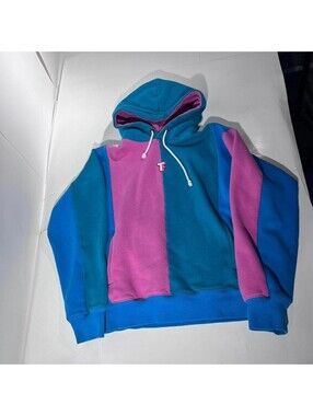 Teddy Fresh blue & pink hoodie Mens S